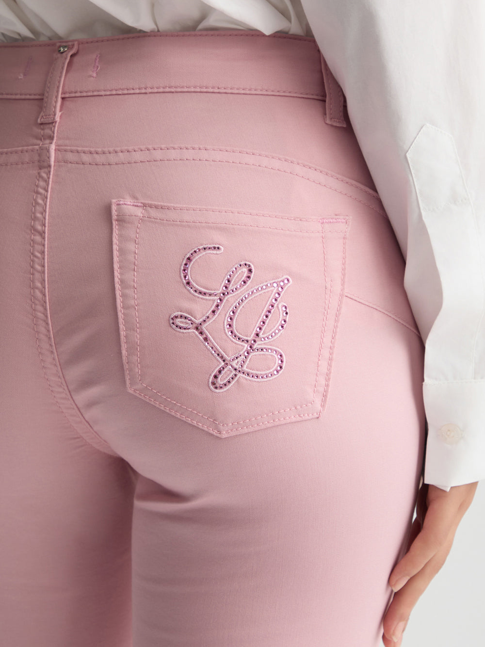 Pantalone Capri Liu Jo da Donna - Rosa