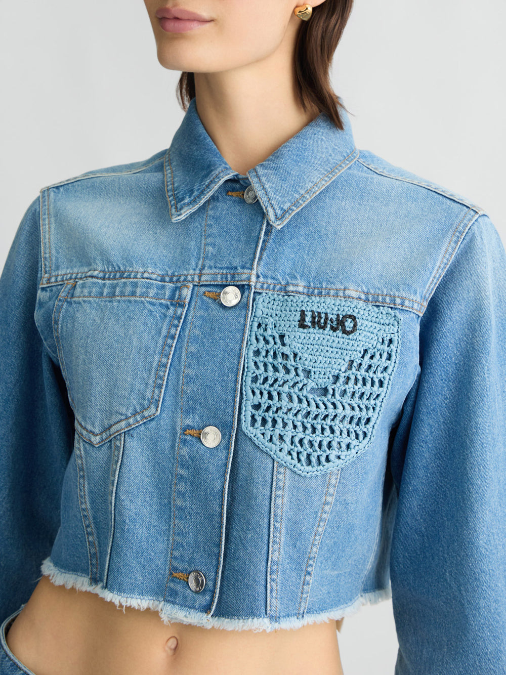 Giubbino di Jeans Liu Jo da Donna - Denim