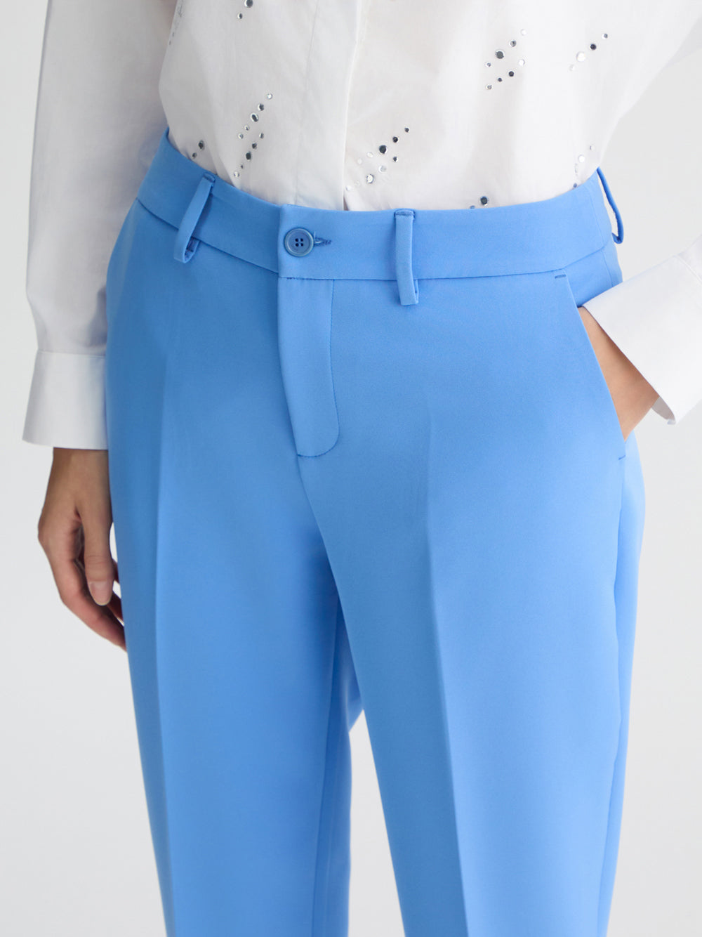 Pantalone Chino Liu Jo da Donna - Celeste