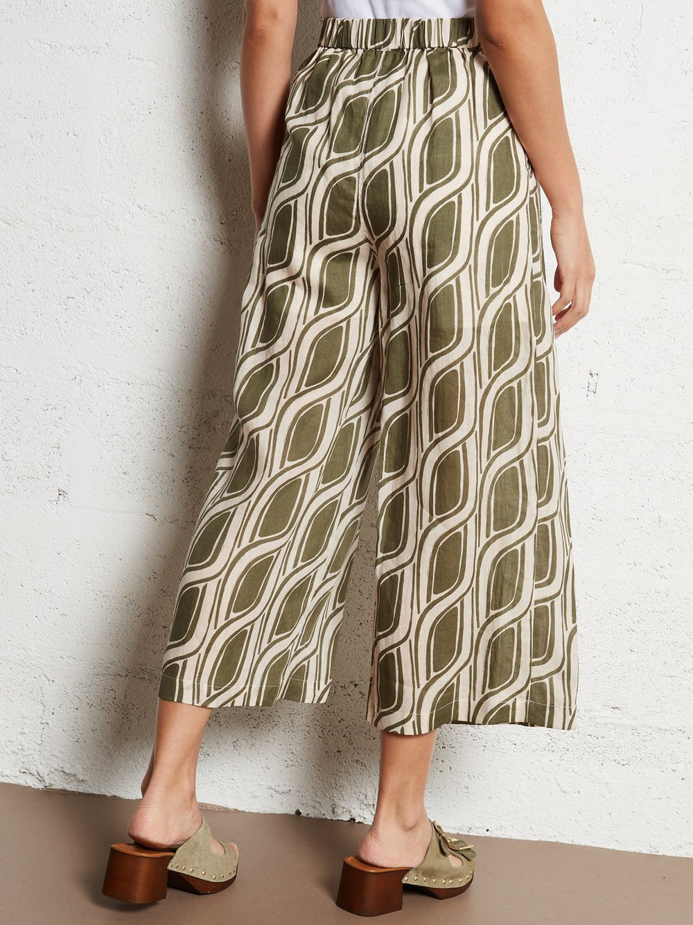 Pantalone Palazzo Liu Jo da Donna - Verde