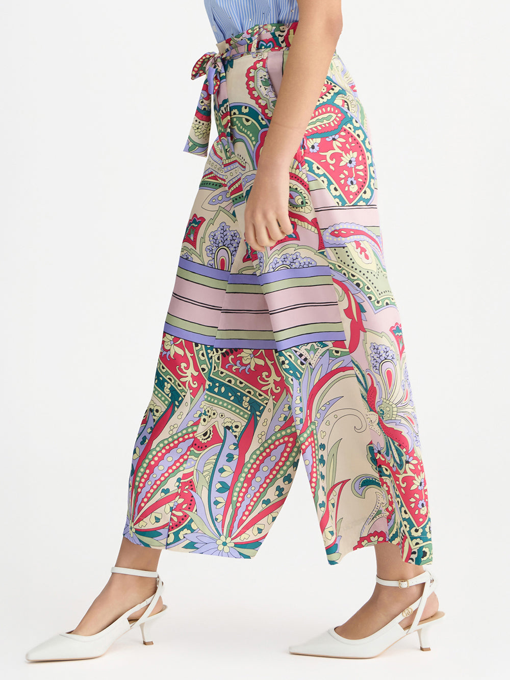 Pantalone Palazzo Liu Jo da Donna - Multicolore
