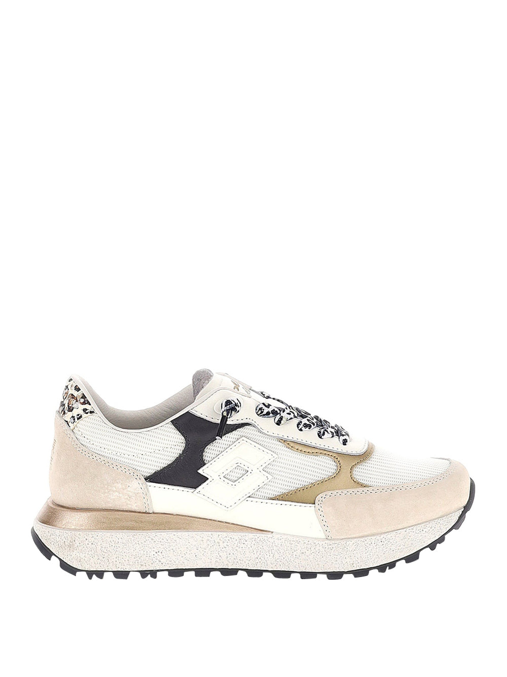 Lotto Sneakers LottoTokyo Wedge Spots da Donna - Bianco
