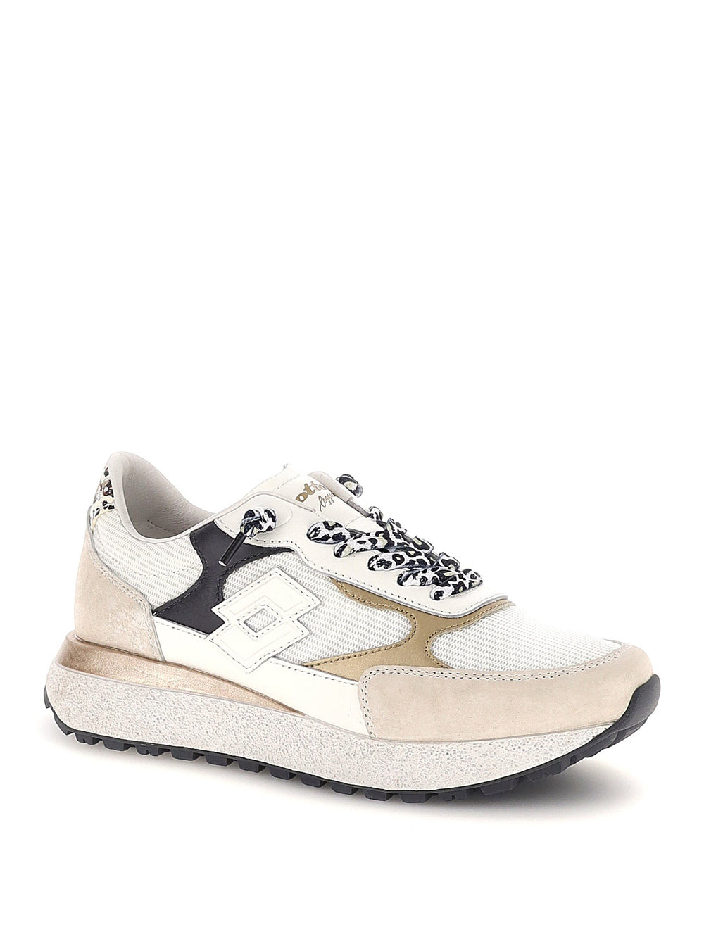 Lotto Sneakers LottoTokyo Wedge Spots da Donna - Bianco