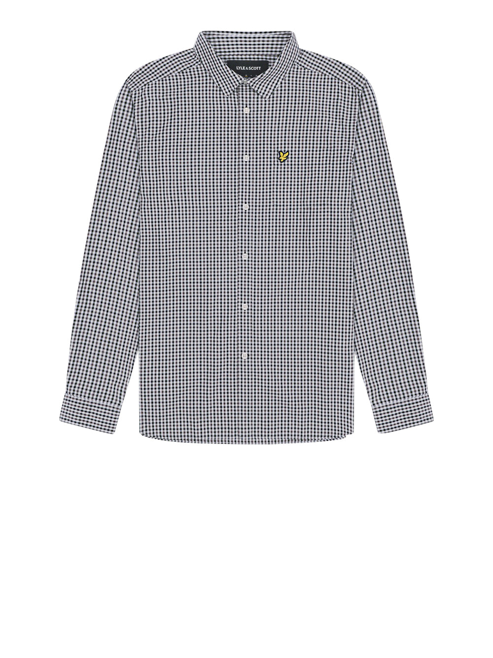 Camicia Casual Lyle & Scott Checked Gingham da Uomo - Blu