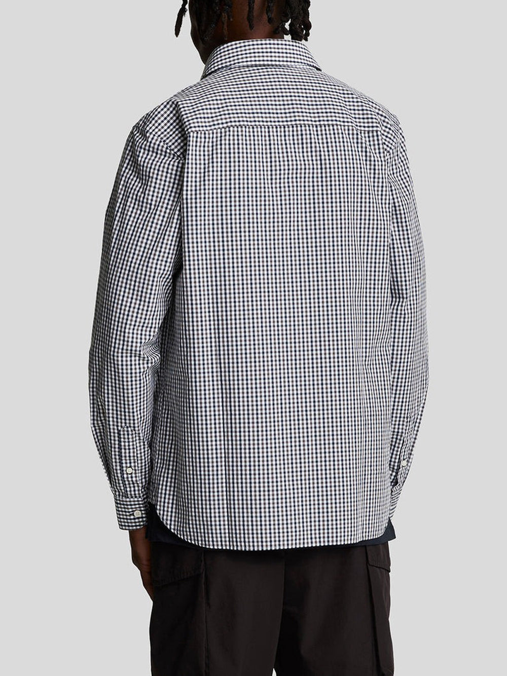 Camicia Casual Lyle & Scott Checked Gingham da Uomo - Blu
