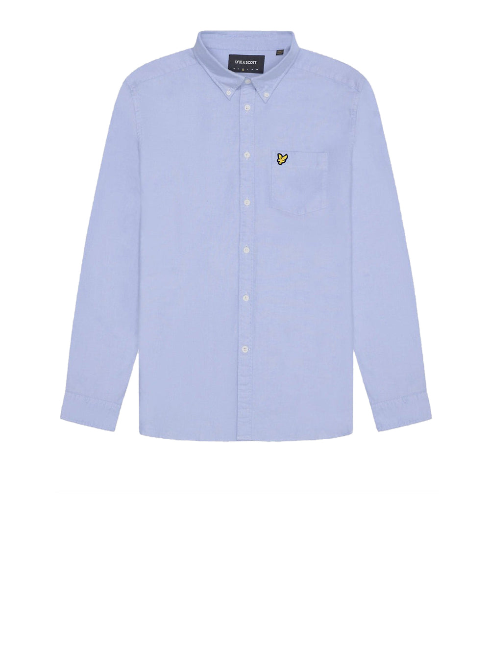 Camicia Lyle & Scott Plain Oxford da Uomo - Celeste