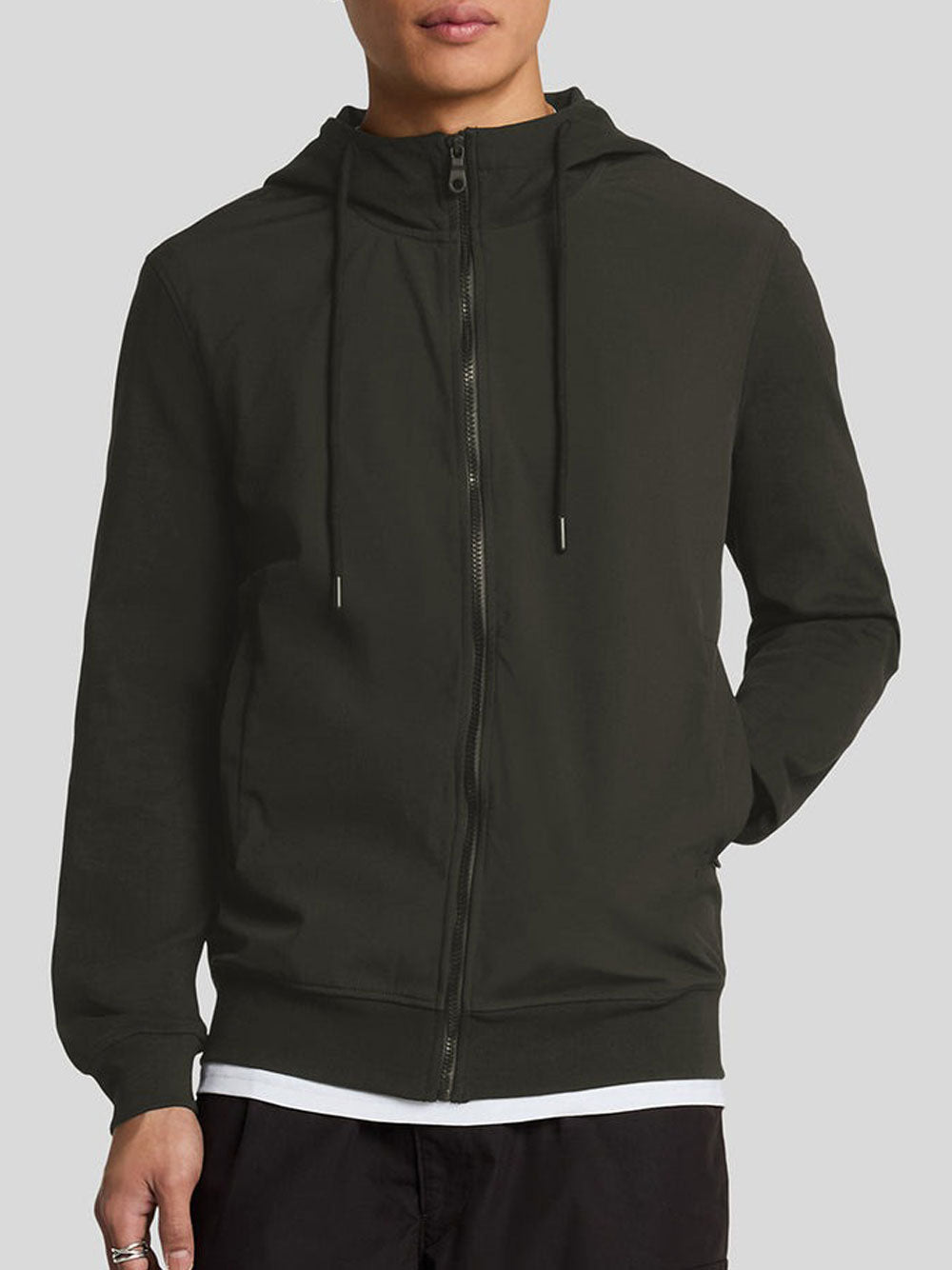 Felpa Zip Lyle & Scott da Uomo - Grigio