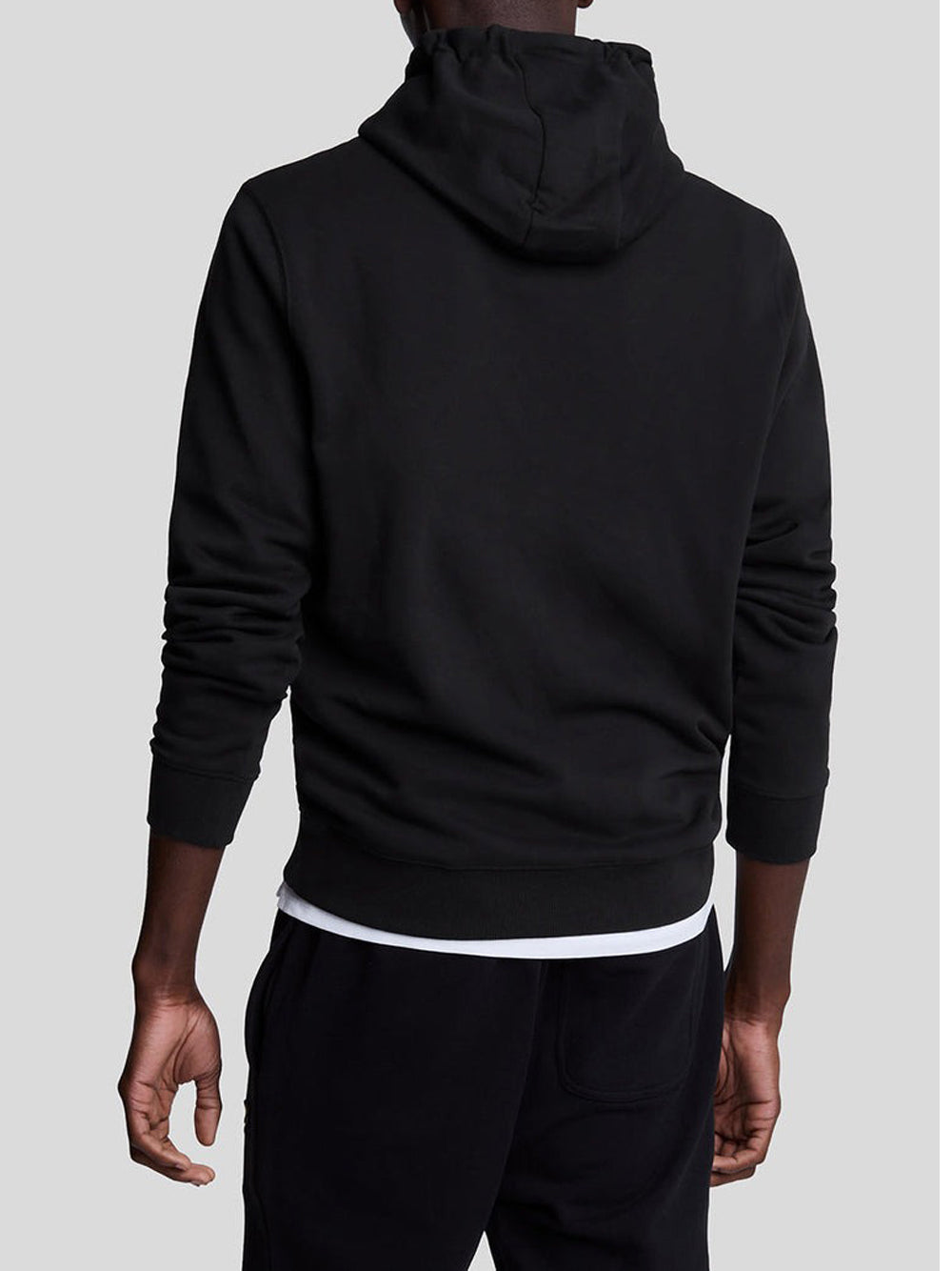 Felpa Cappuccio Lyle & Scott da Uomo - Nero