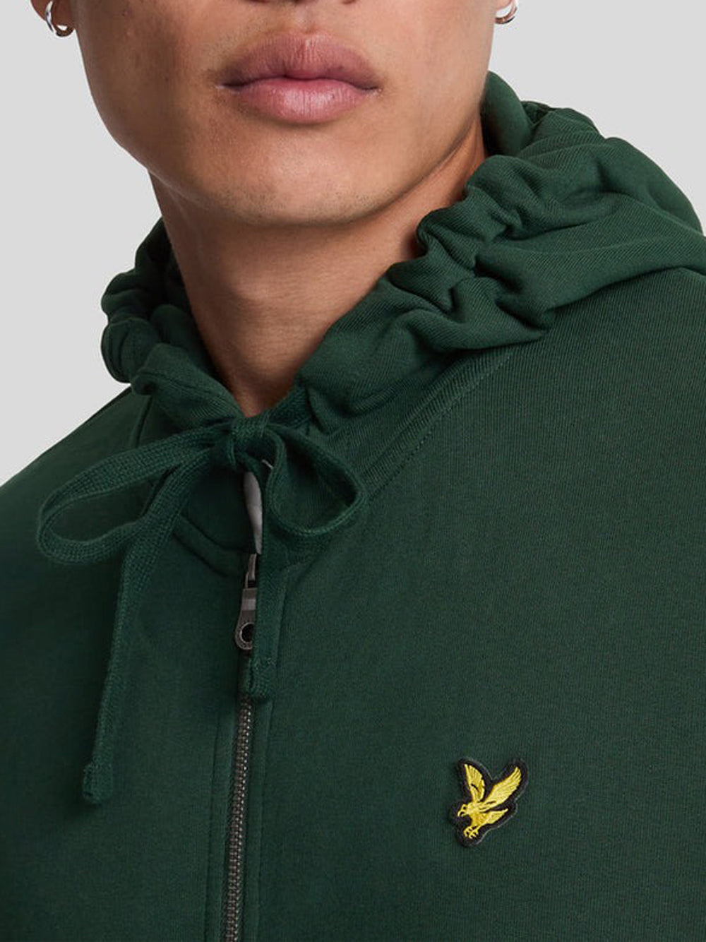 Felpa Zip Lyle & Scott da Uomo - Verde
