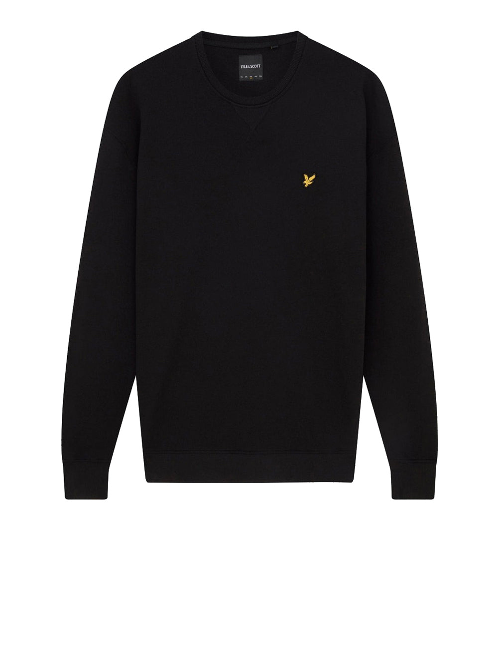 Felpa Lyle & Scott Crew Neck da Uomo - Nero