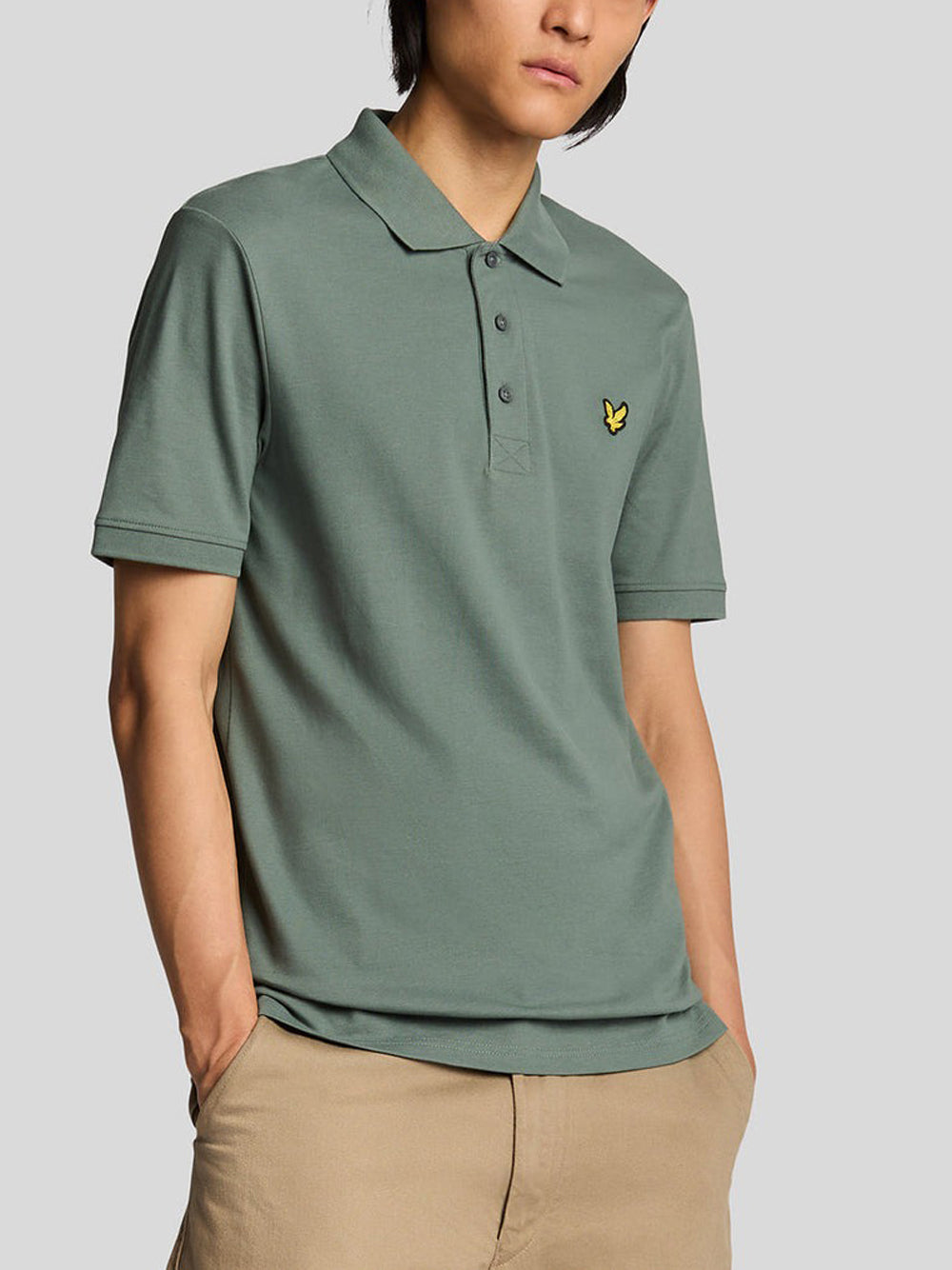 Polo Lyle & Scott Plain da Uomo - Verde
