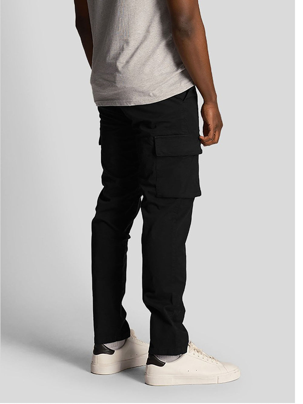 Pantalone Cargo Lyle & Scott Diego da Uomo - Nero