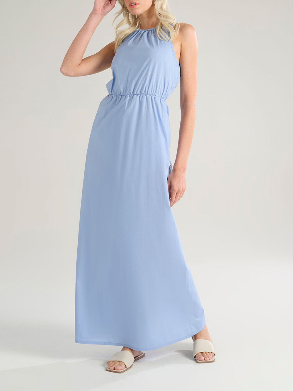 Vestito Longuette Manila Grace da Donna - Celeste