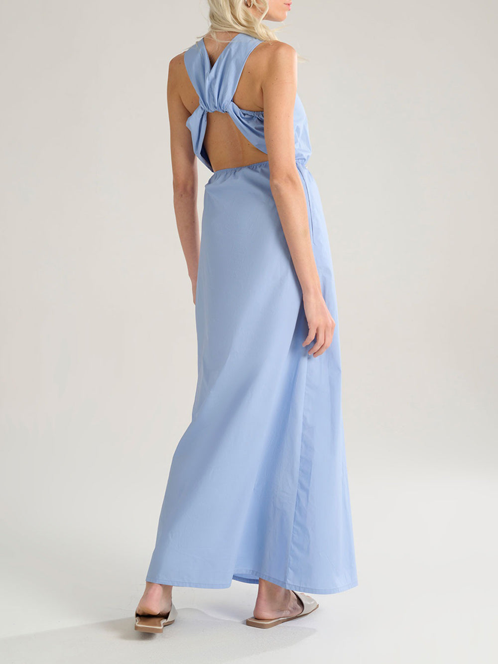 Vestito Longuette Manila Grace da Donna - Celeste