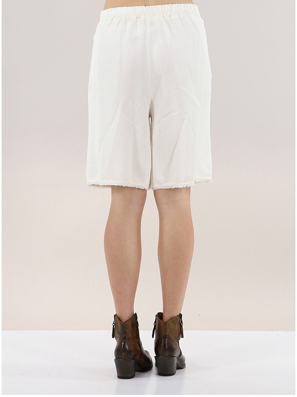 Shorts Sportivi Manila Grace da Donna - Avorio