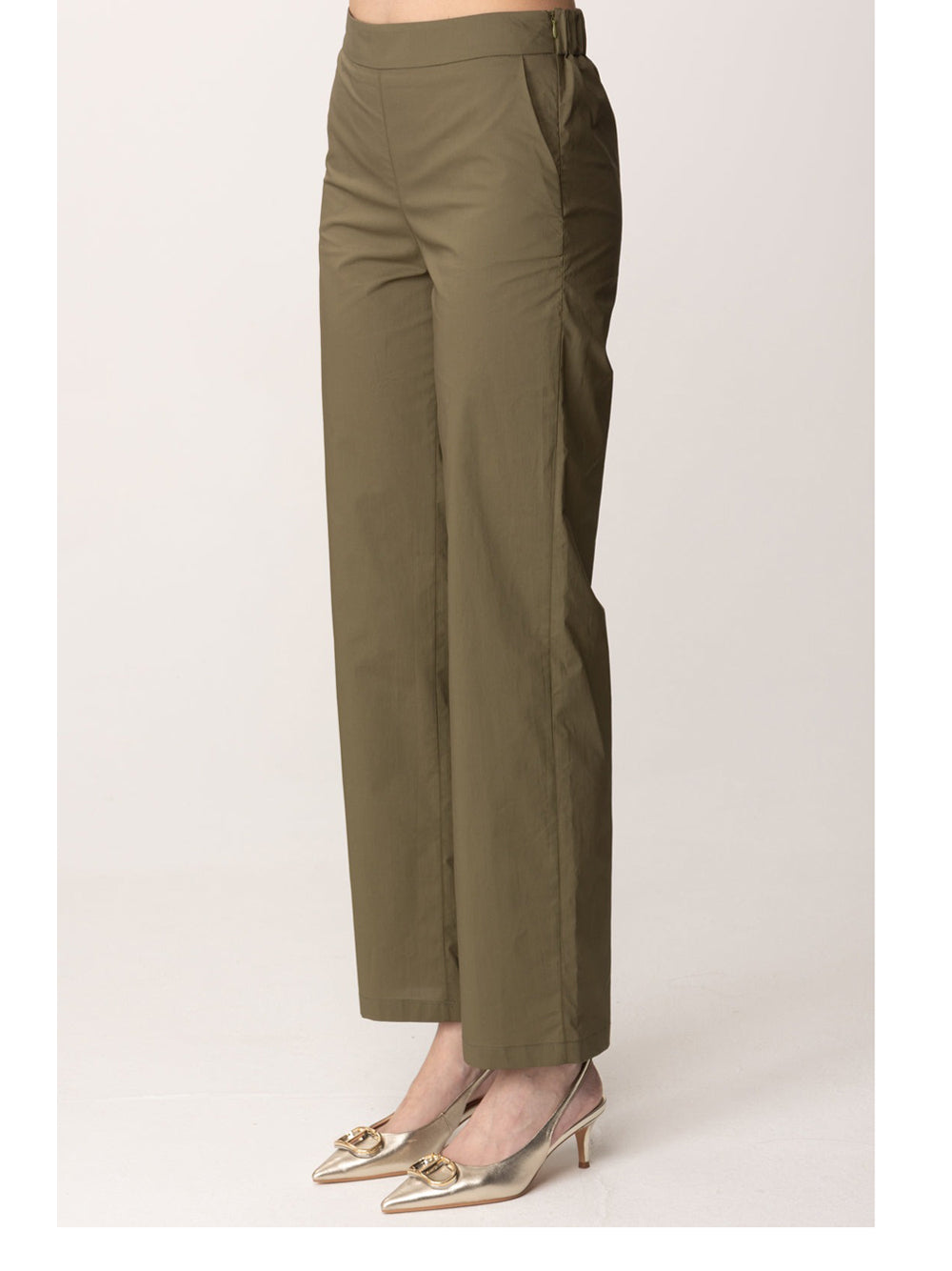 Pantalone Straight Manila Grace da Donna - Verde