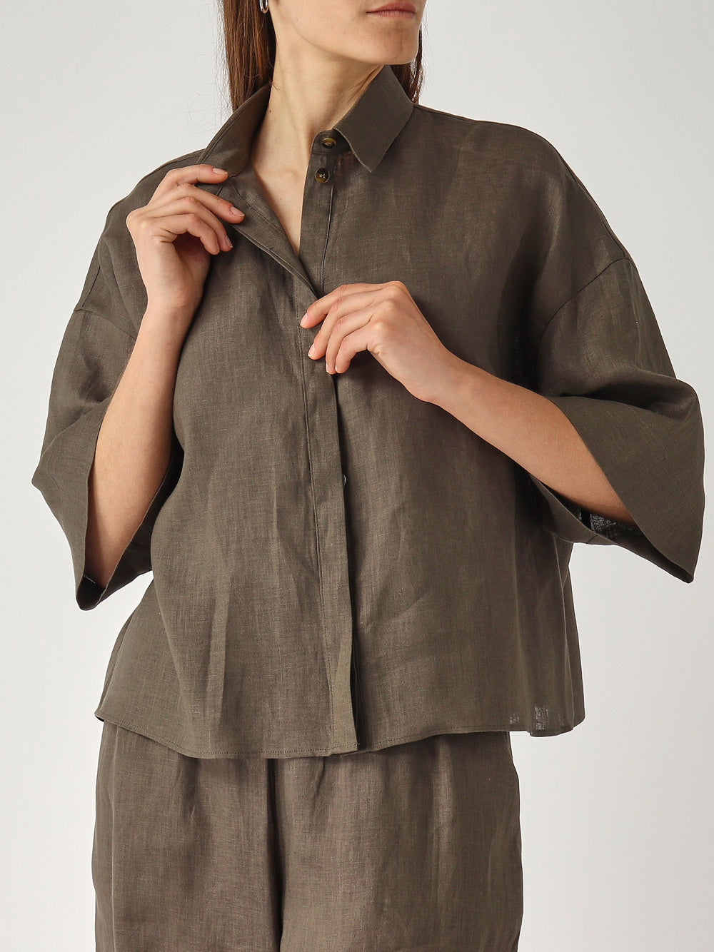 Camicia Max Mara Mirano da Donna - Verde