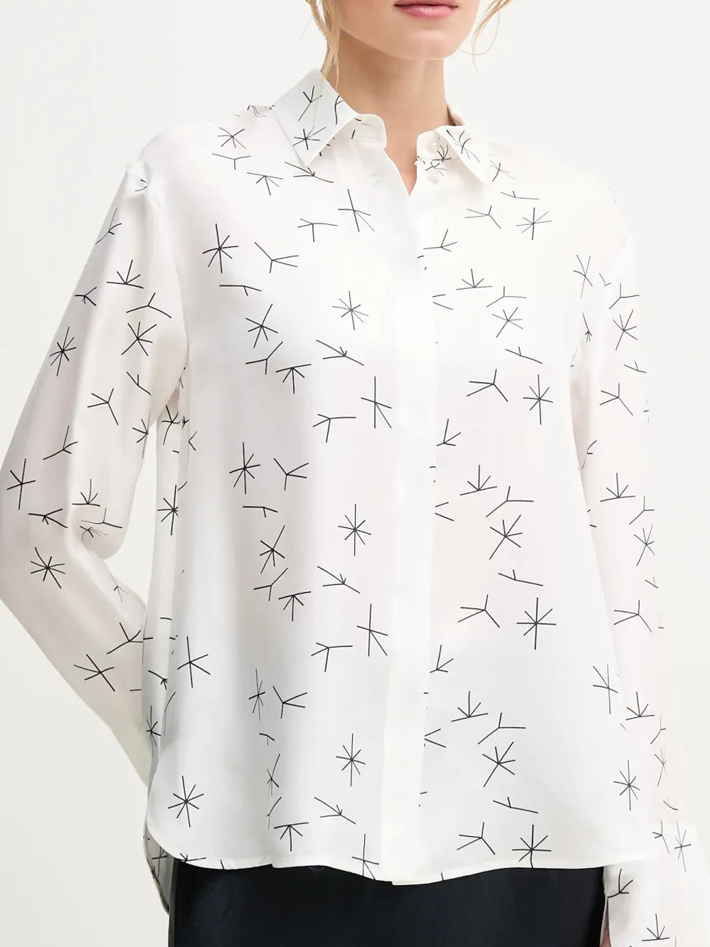 Camicia Fantasia Max Mara Zelig da Donna - Bianco