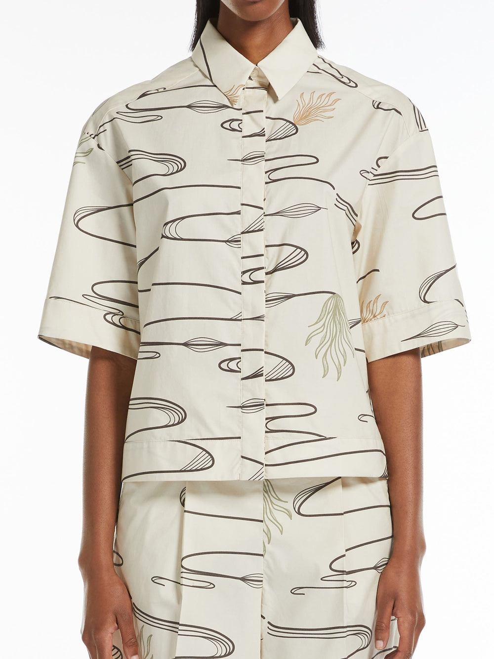 Camicia Fantasia Max Mara da Donna - Beige