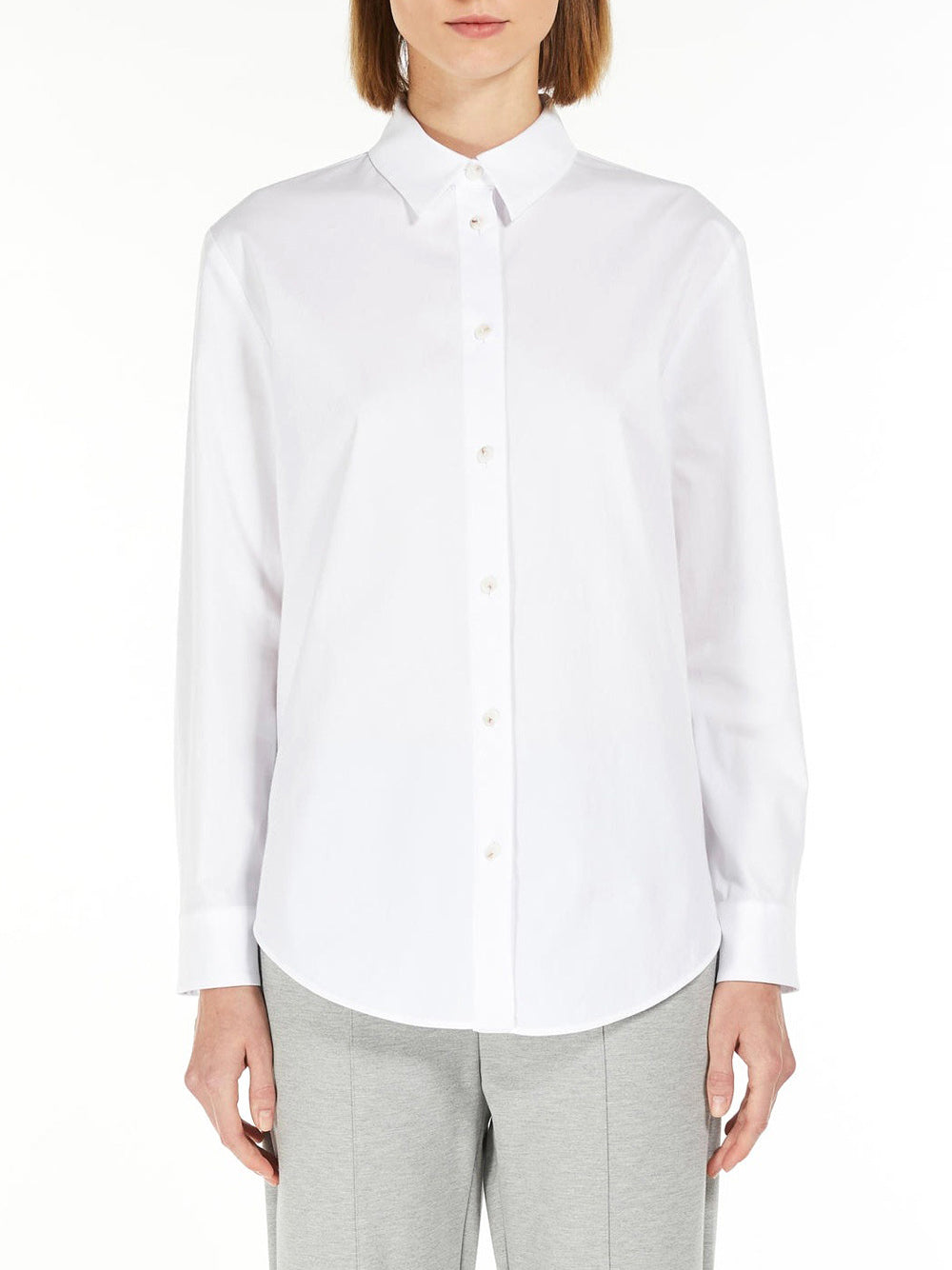Camicia Classica Max Mara Ricard da Donna - Bianco