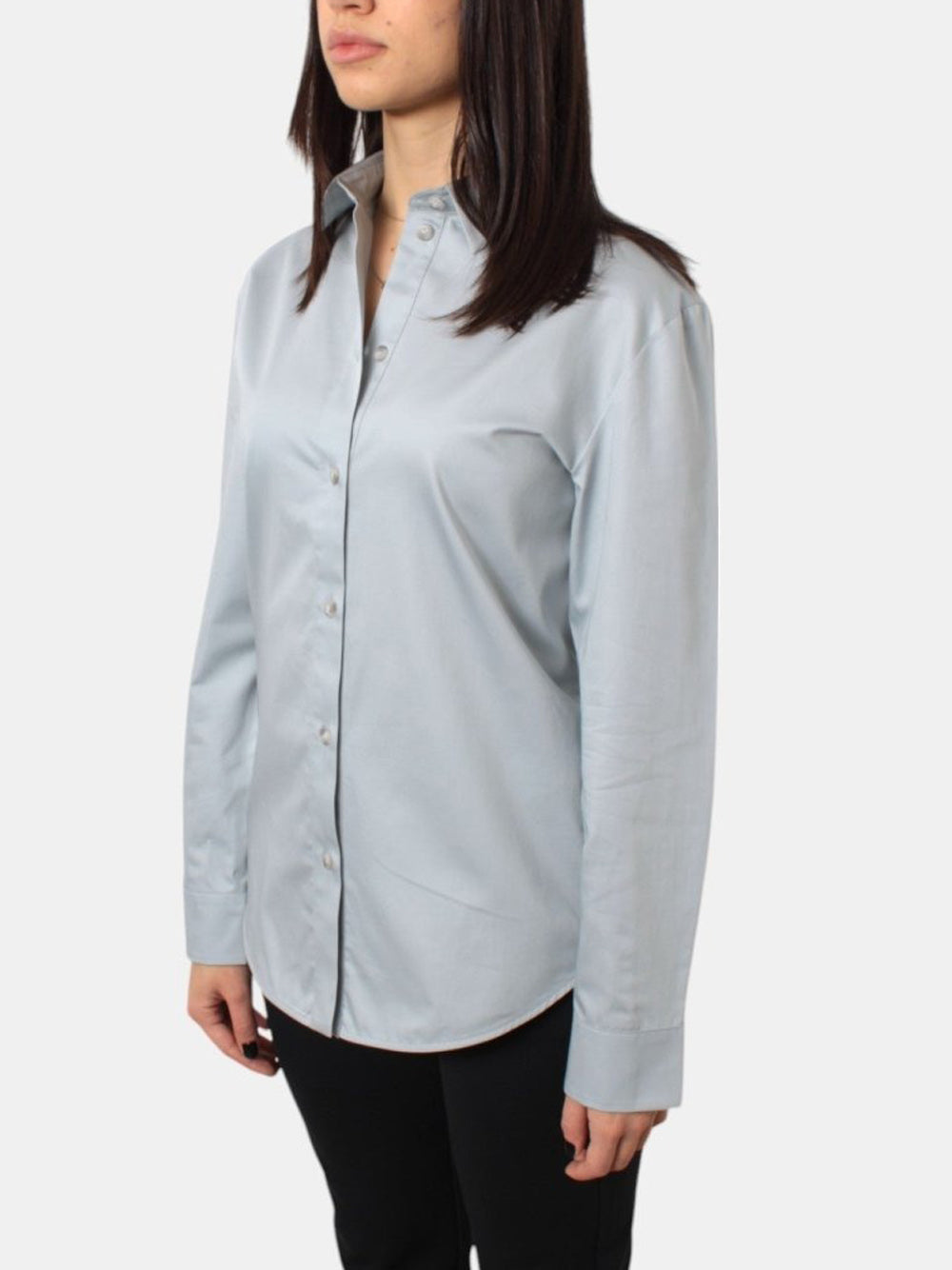 Camicia Classica Max Mara Ricard da Donna - Celeste