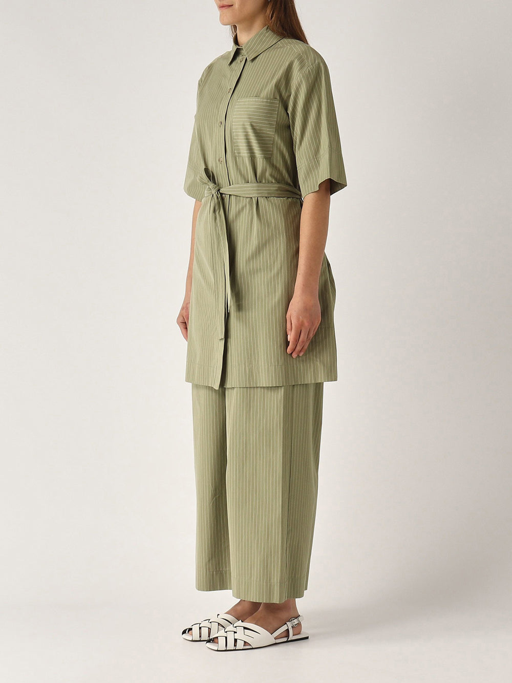 Camicia Maxi Max Mara Sospiro da Donna - Verde