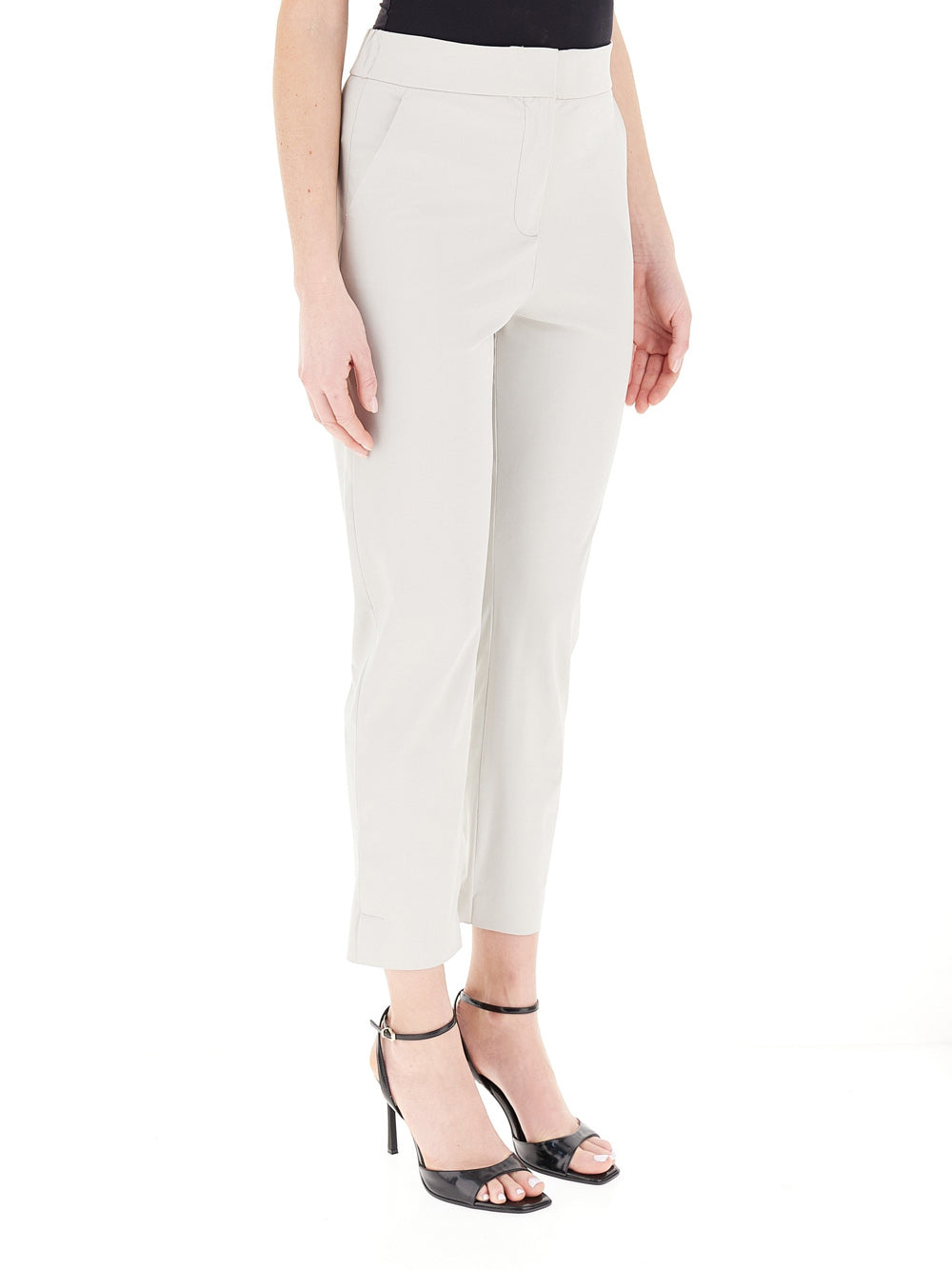 Pantalone Slim Max Mara Lipari da Donna - Avorio