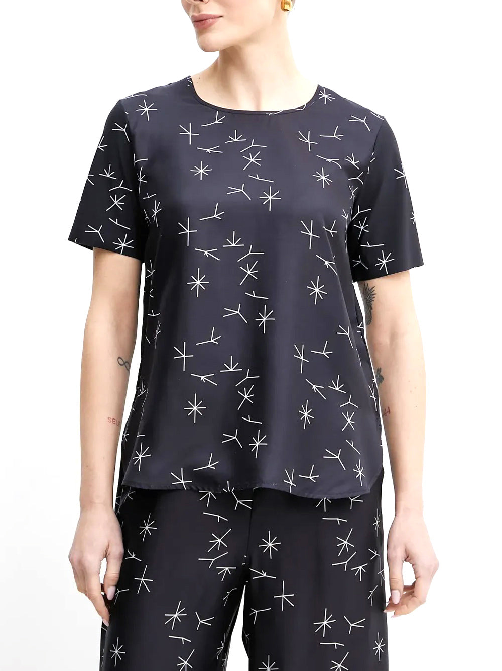 Blusa Max Mara Lina da Donna - Blu