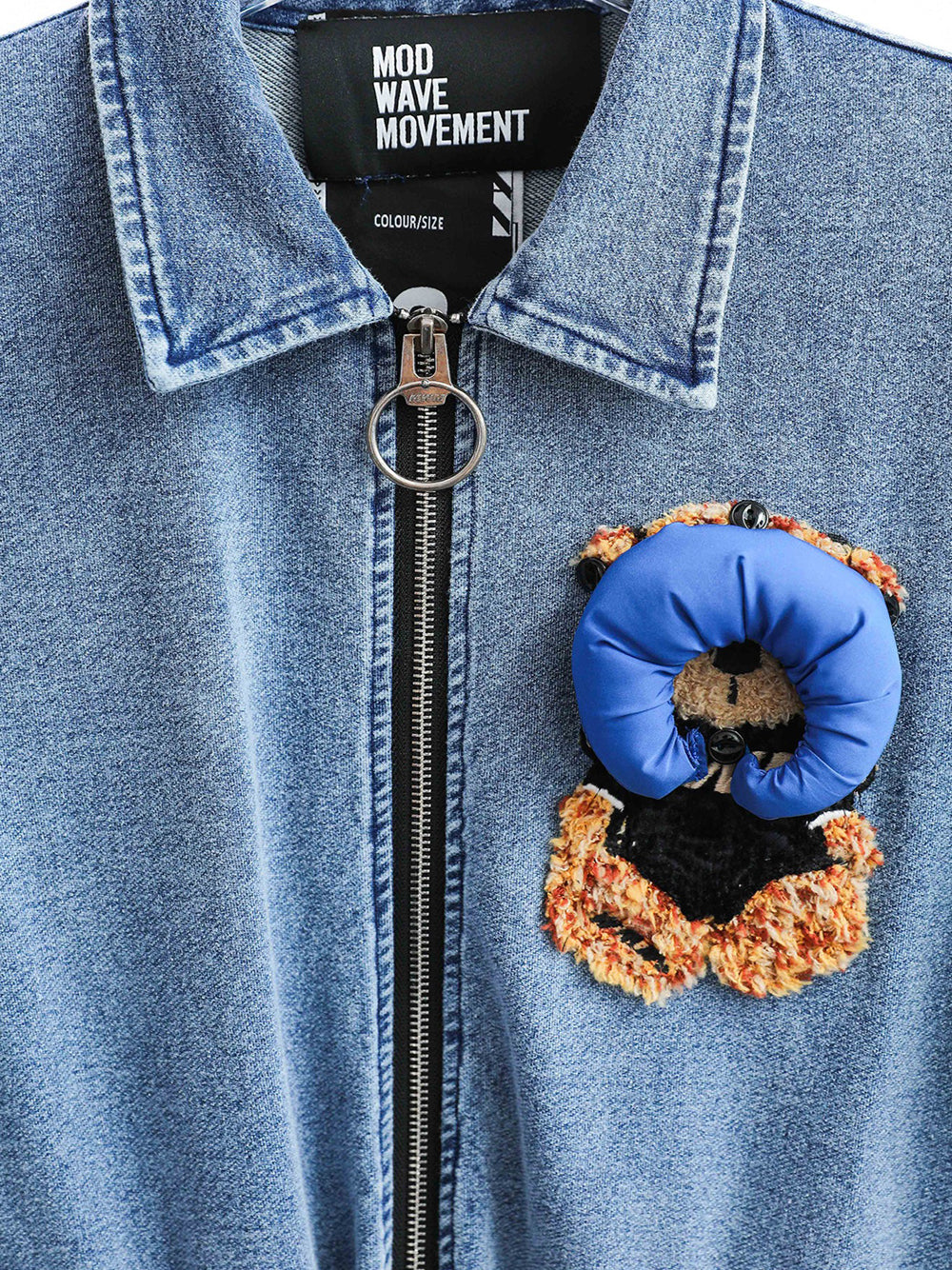 Vestito Mini Mod wave movement Unisex - Denim