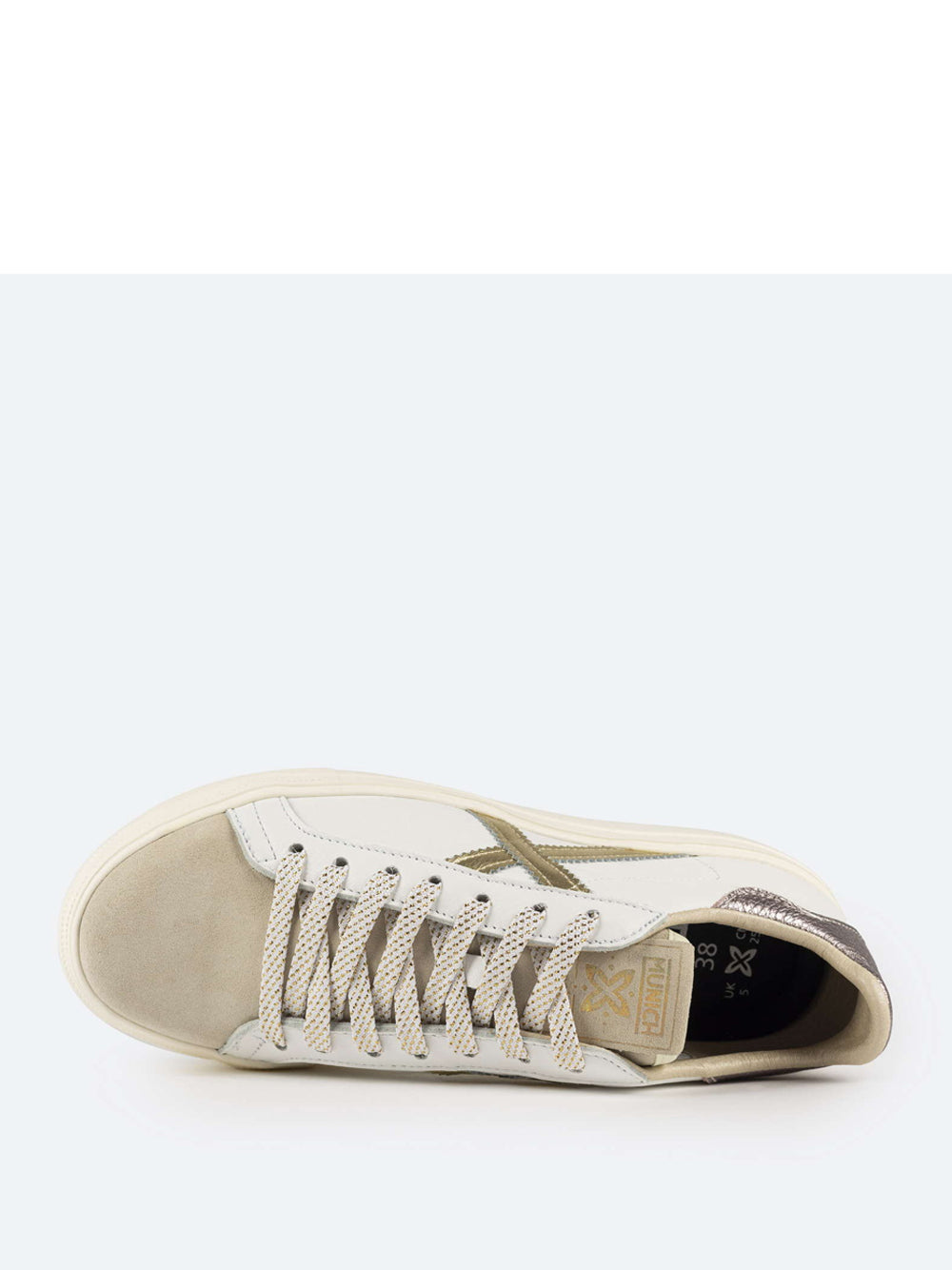 Sneakers Munich Rete Sky da Donna - Bianco