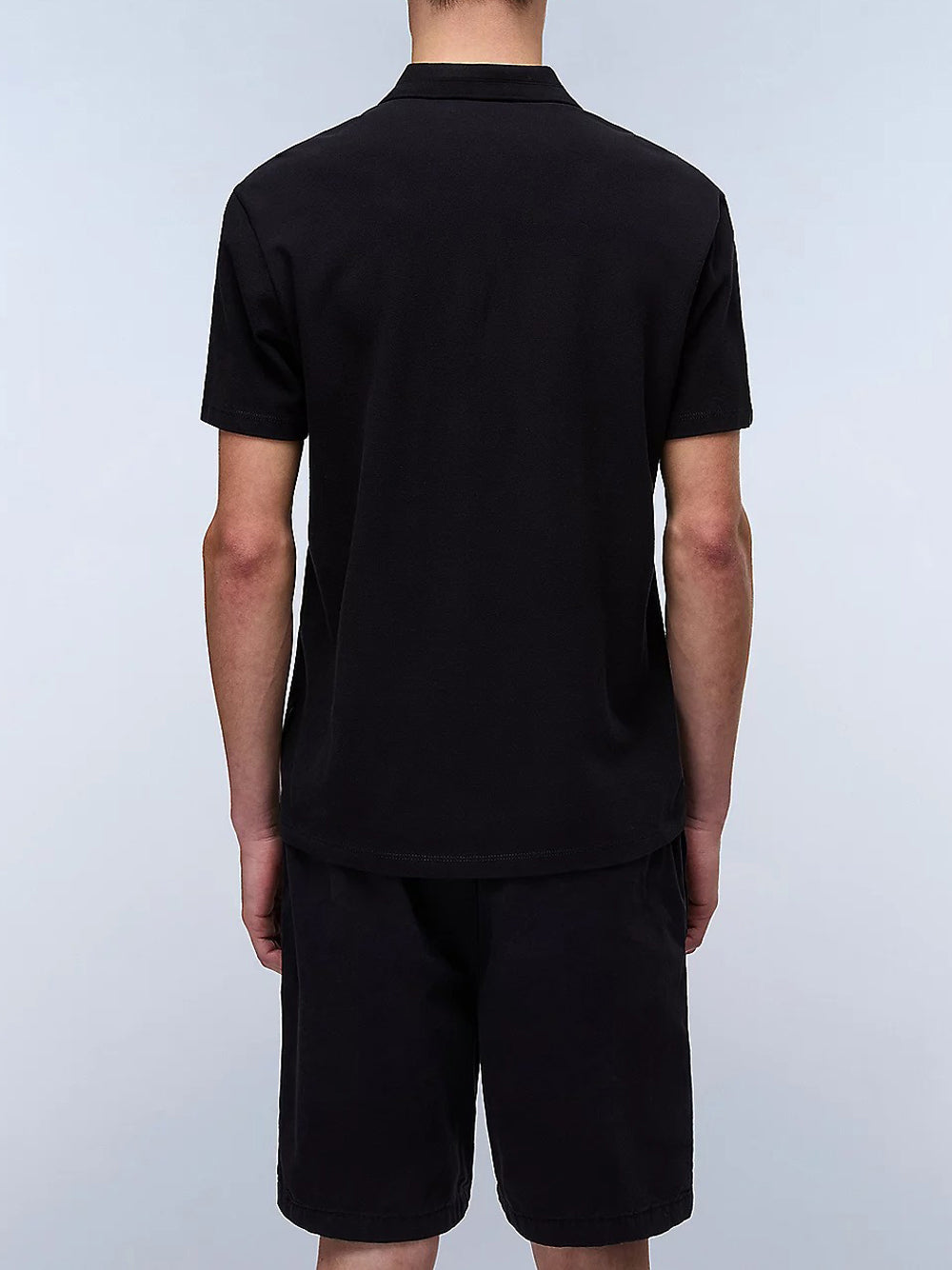 Polo Napapijri Ealis da Uomo - Nero