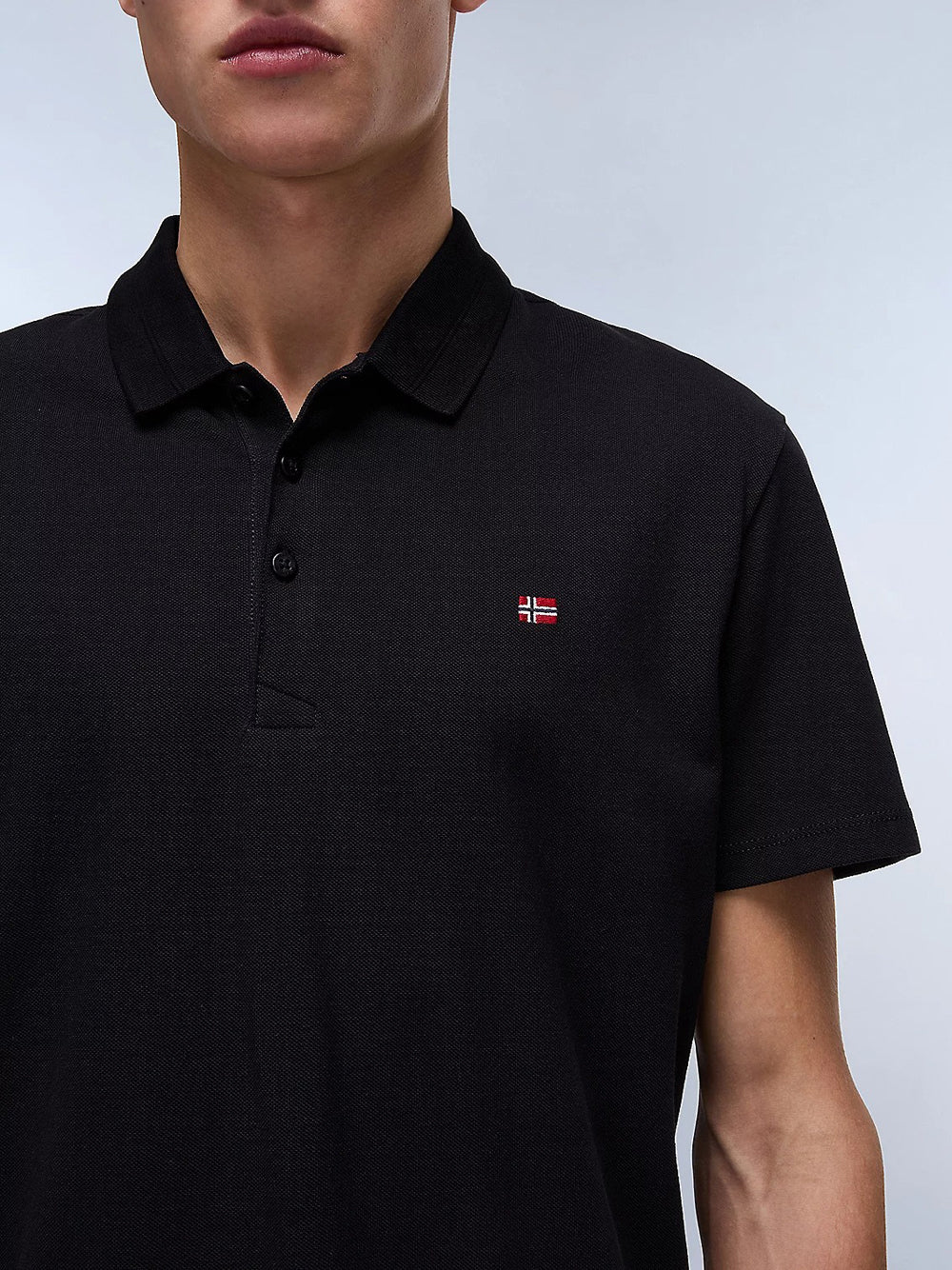 Polo Napapijri Ealis da Uomo - Nero