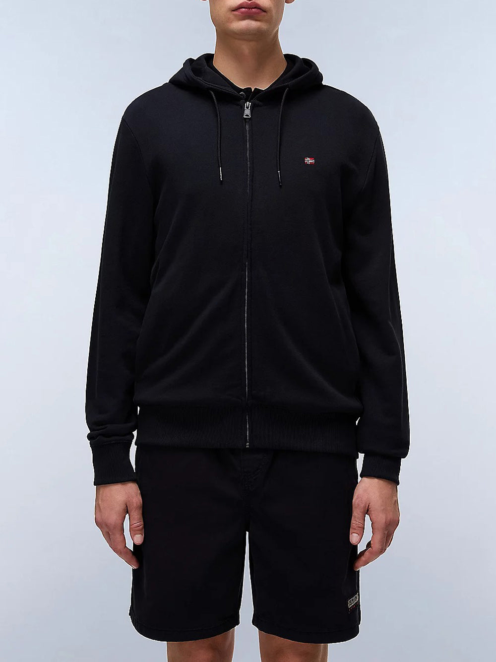 Felpa Zip Napapijri Balis Fzh Sum da Uomo - Nero