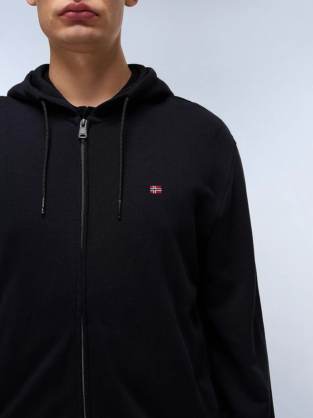Felpa Zip Napapijri Balis Fzh Sum da Uomo - Nero