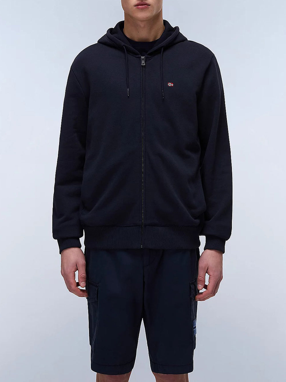 Felpa Zip Napapijri Balis Fzh Sum da Uomo - Blu