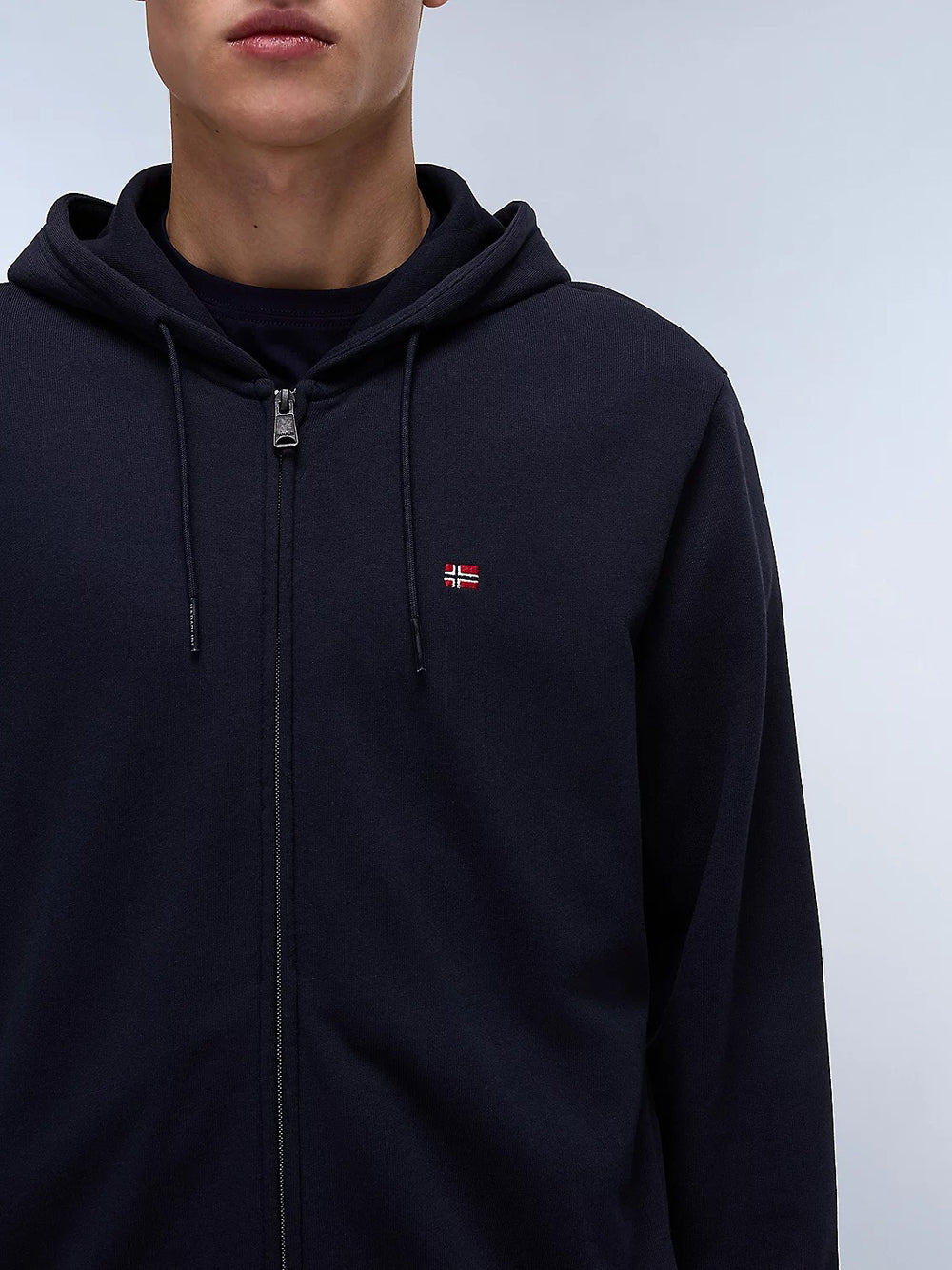 Felpa Zip Napapijri Balis Fzh Sum da Uomo - Blu