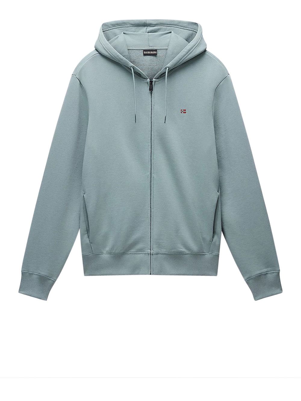 Felpa Zip Napapijri Balis Fzh Sum da Uomo - Verde