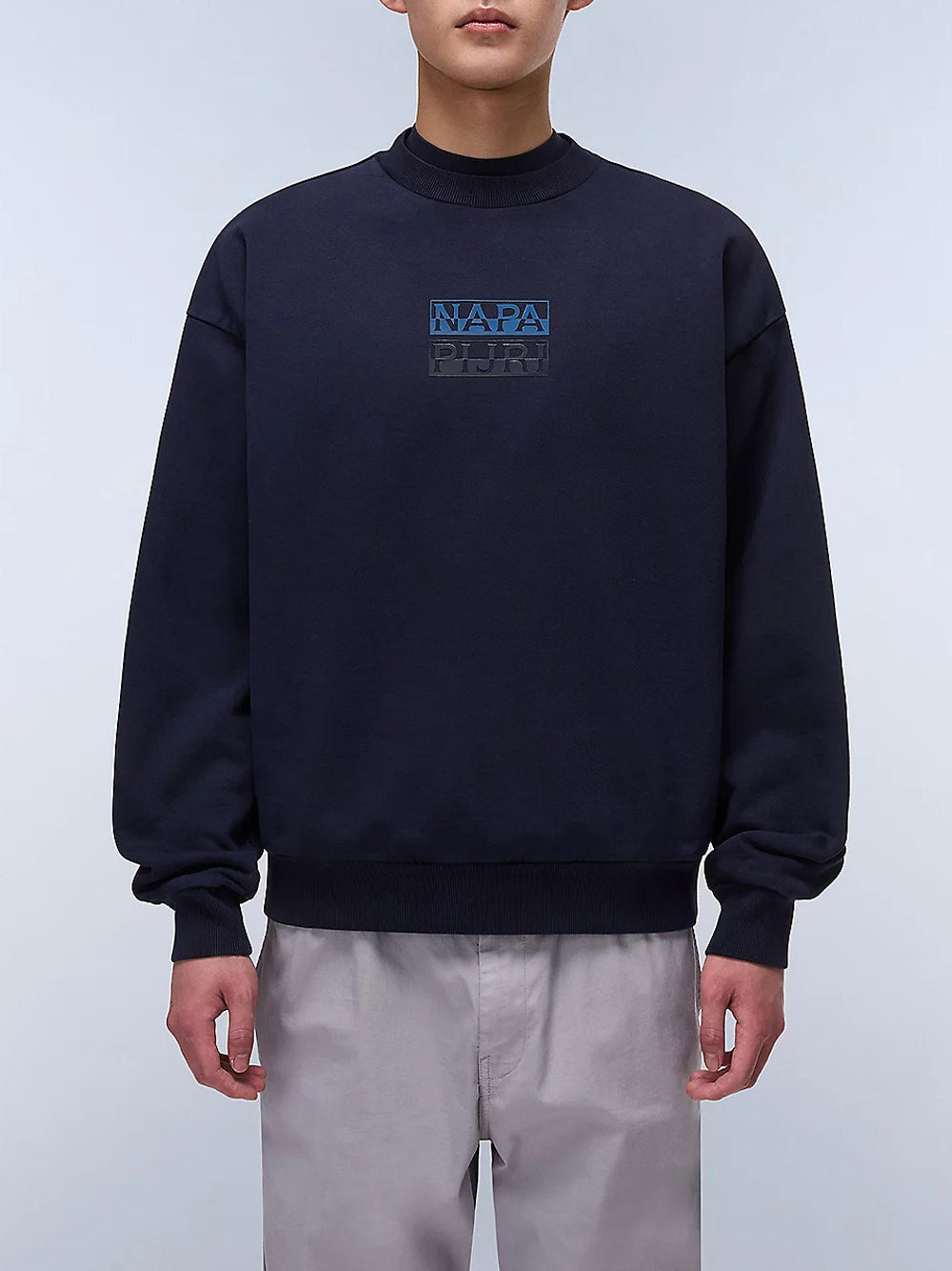 Felpa Napapijri B-Cortona C Sum da Uomo - Blu