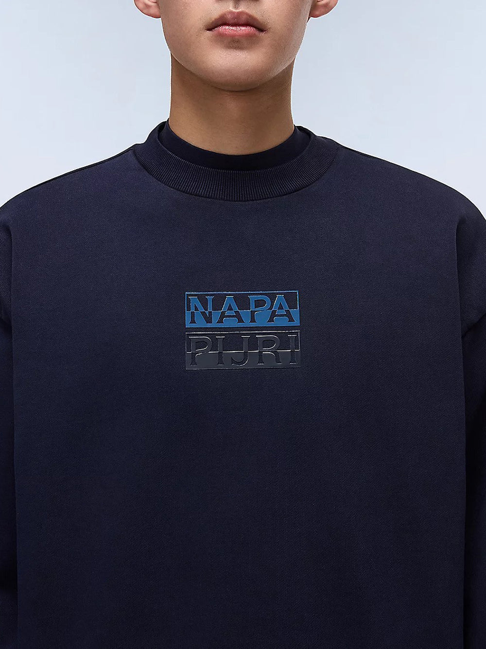Felpa Napapijri B-Cortona C Sum da Uomo - Blu