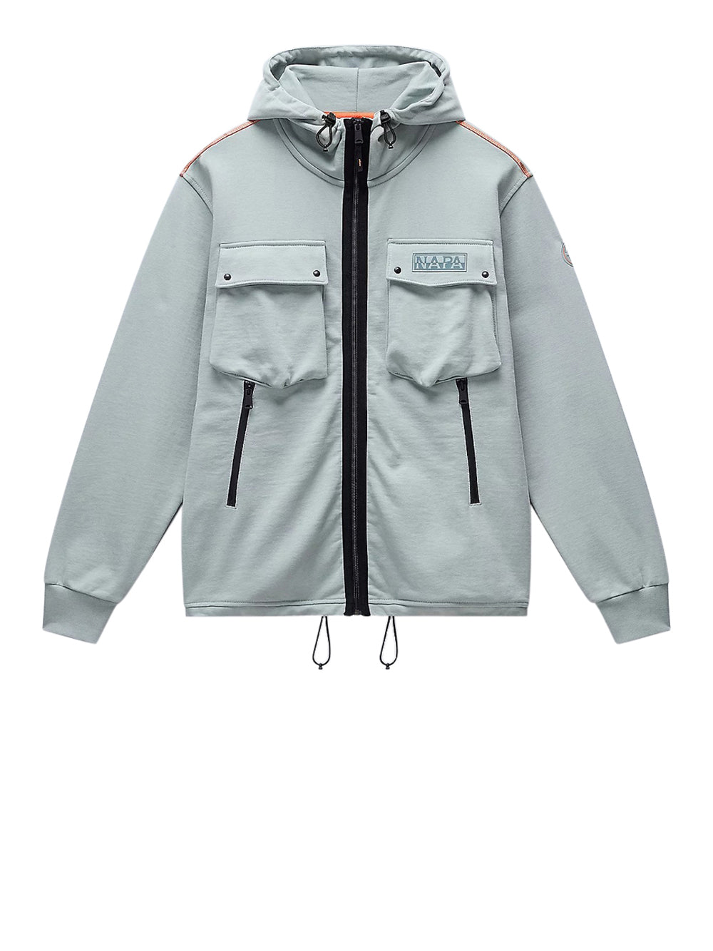 Felpa Zip Napapijri B-Rivalto Fzh da Uomo - Verde