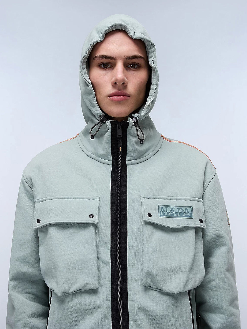 Felpa Zip Napapijri B-Rivalto Fzh da Uomo - Verde