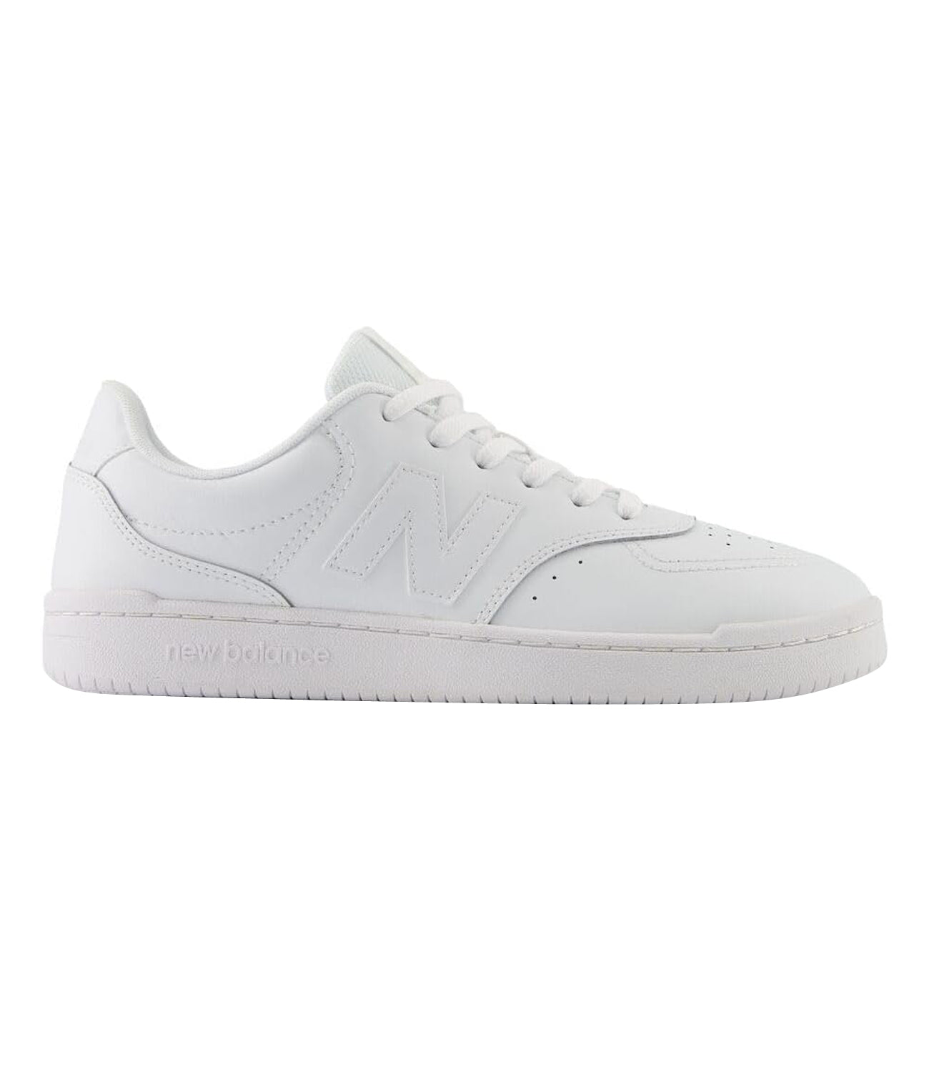 New Balance Sneakers Scarpa Lifestyle - Mens - Synthetic/Textile - Whit Unisex Mod. BB80 OOO White Bianco