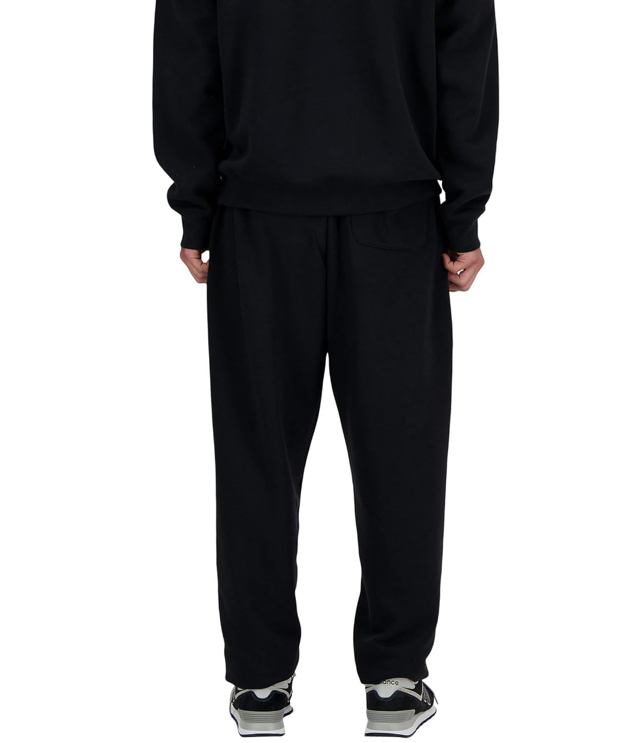 Pantalone joggers New Balance French Terry Jogger - Nb Navy (428) Uomo Mod. MP41519 BK Black Nero