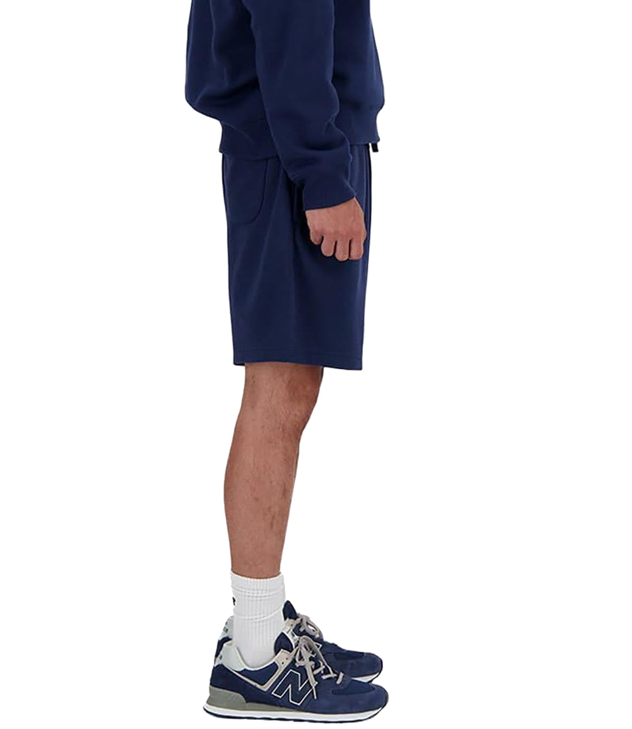 Bermuda New Balance French Terry Short - Nb Navy (428) Uomo Mod. MS41520 NNY NAVY Blu