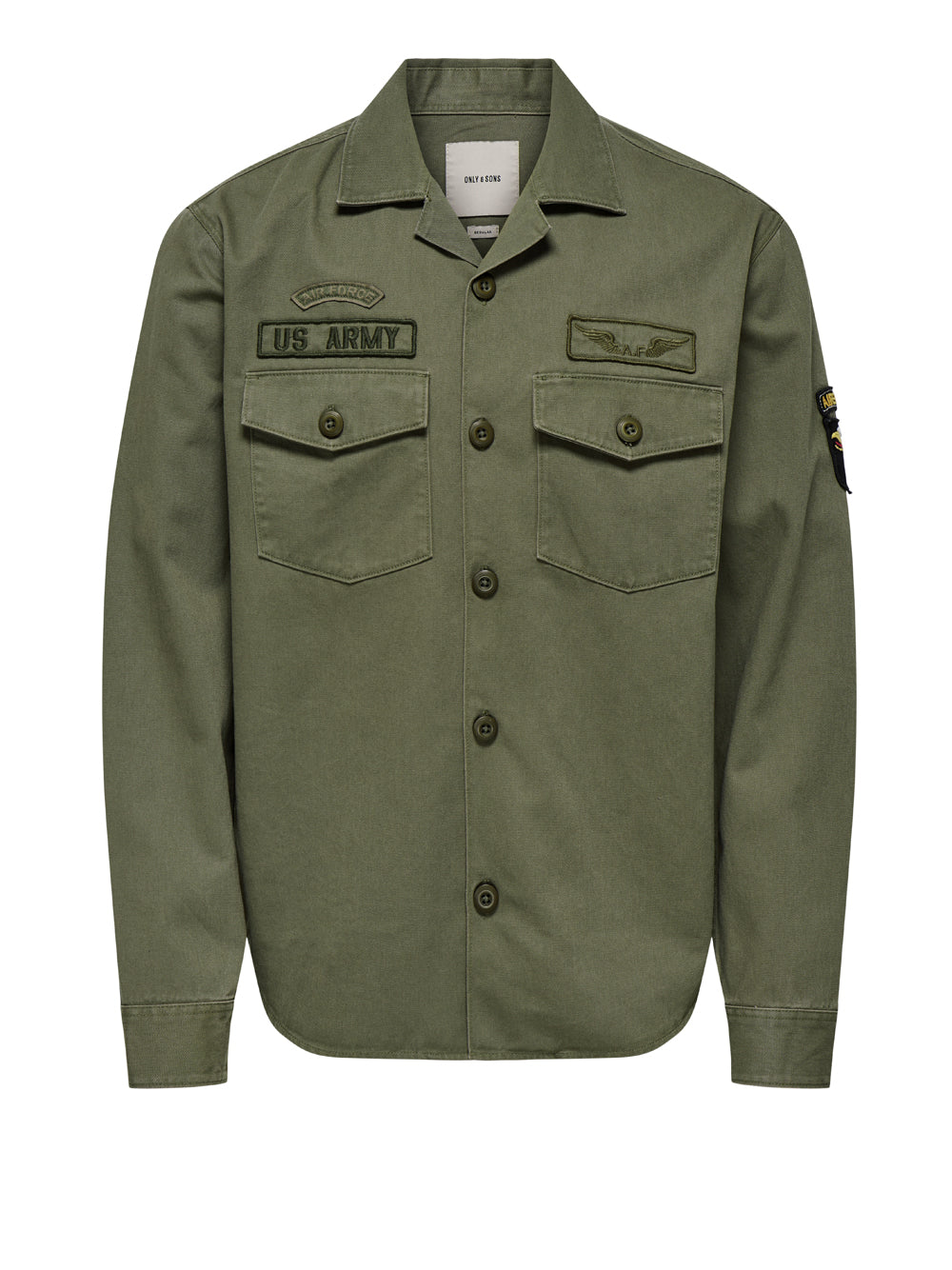 Camicia Casual Only e Sons da Uomo - Verde