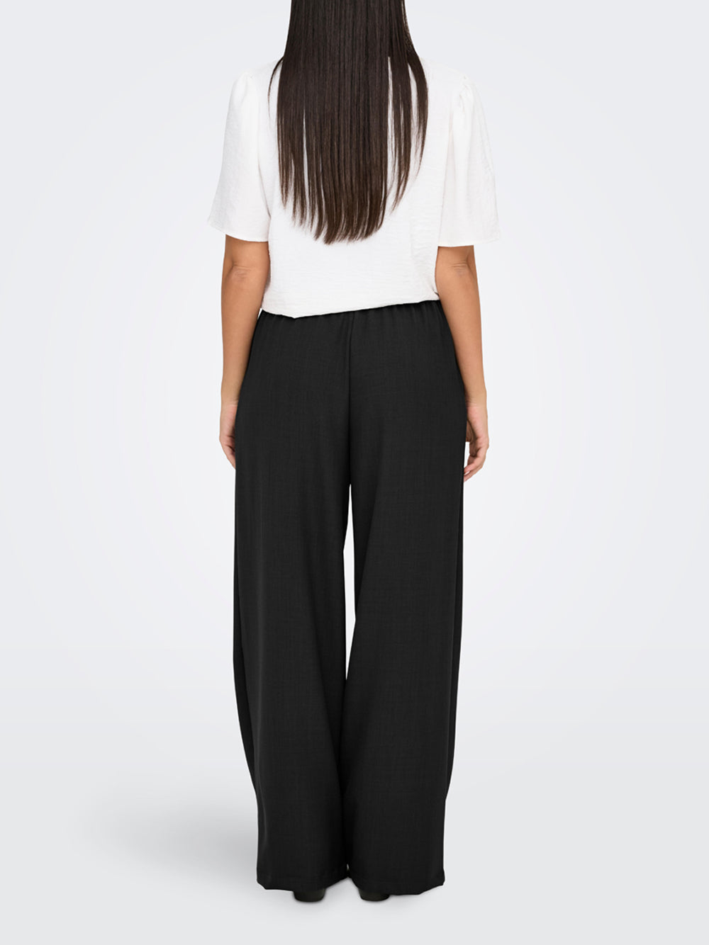 Pantalone Palazzo Only JdY Nina da Donna - Nero