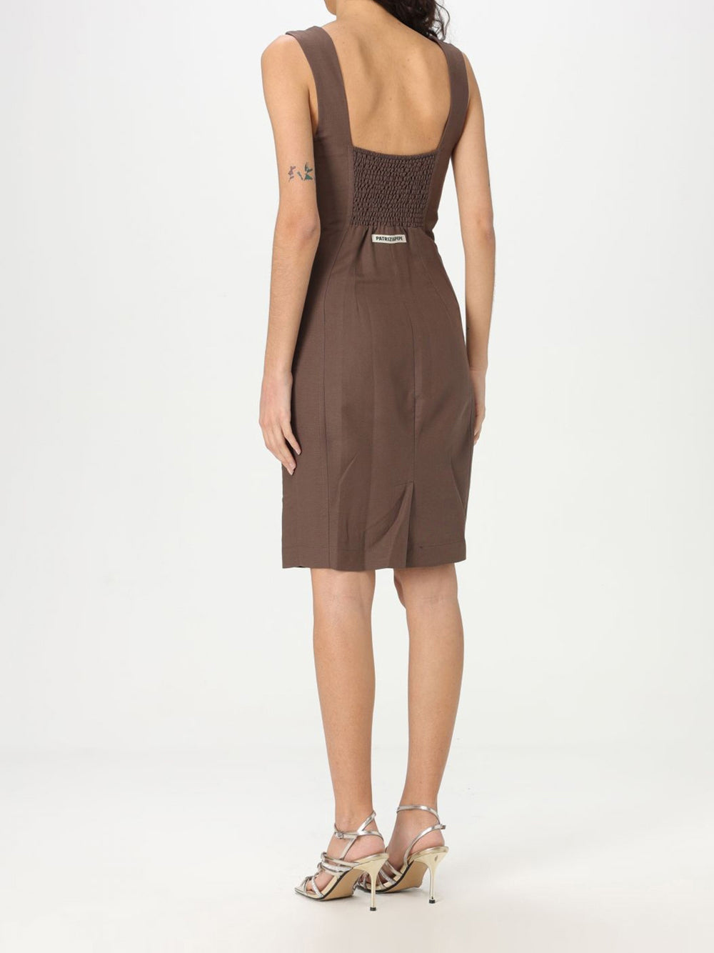 Vestito Mini Patrizia Pepe da Donna - Marrone