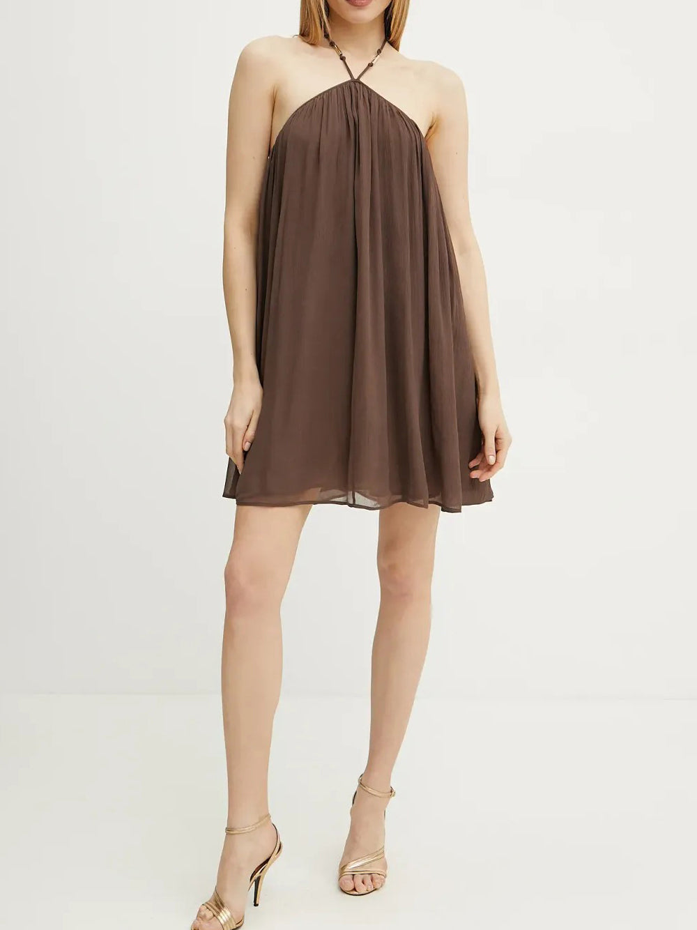 Vestito Mini Patrizia Pepe da Donna - Marrone