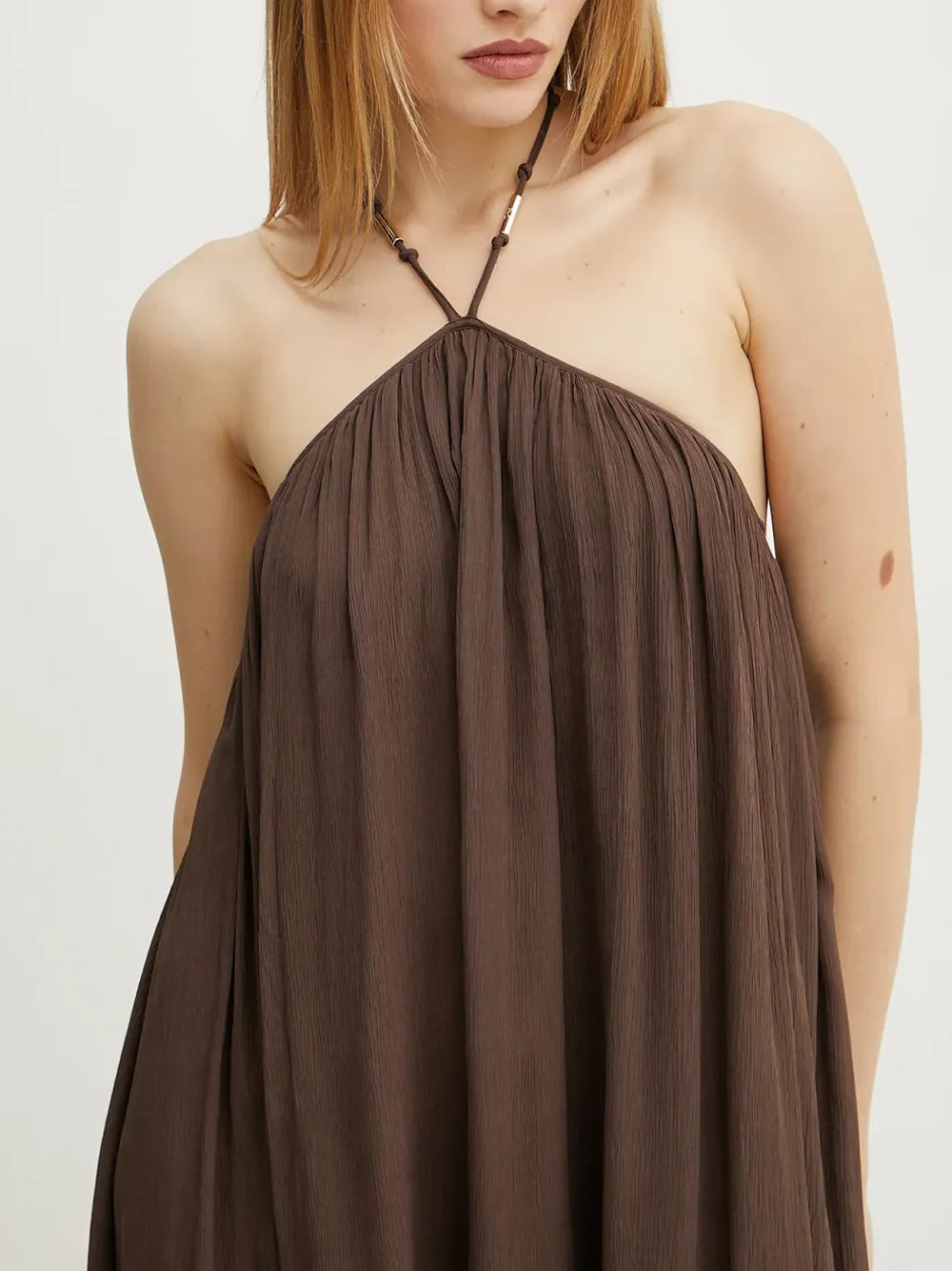 Vestito Mini Patrizia Pepe da Donna - Marrone