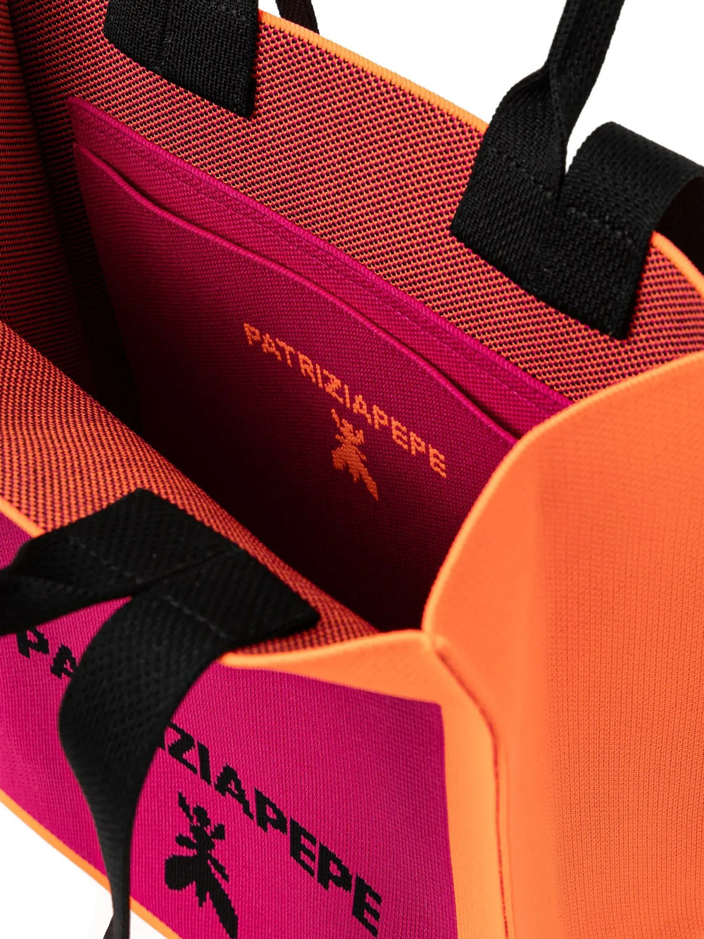 Borsa Shopper Patrizia Pepe da Donna - Fuxia Arancione